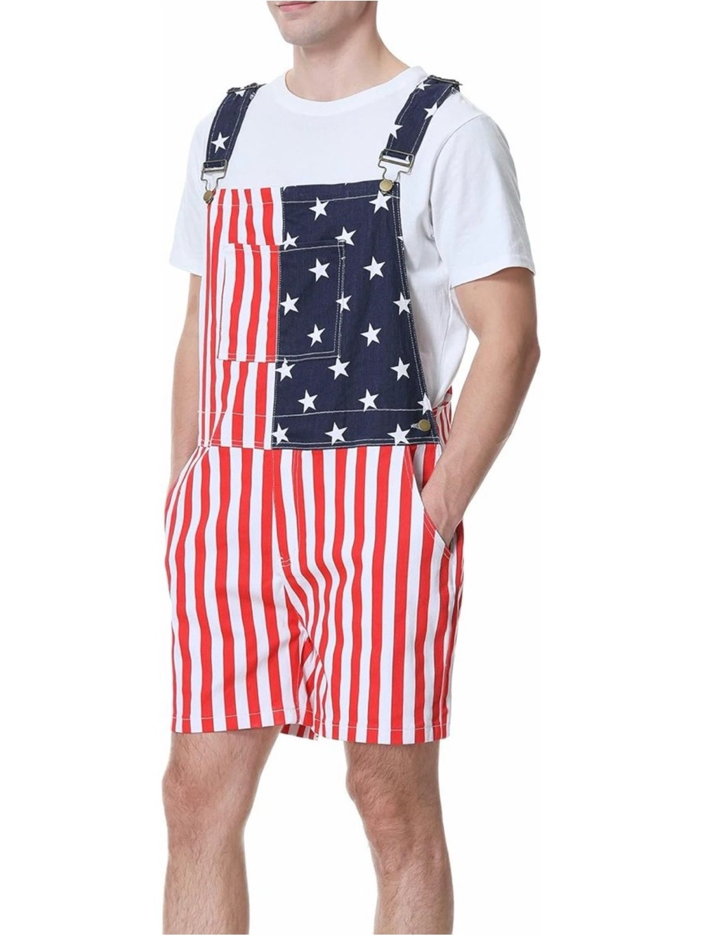 American Flag Overalls